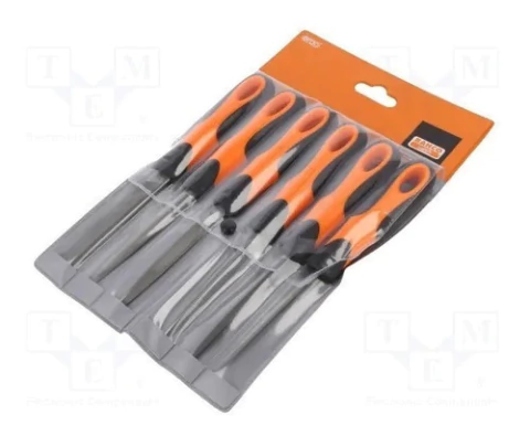 Juego De Limas Bahco 4 Pulgadas 10cm 1-476-04-3-2 Grano Fino