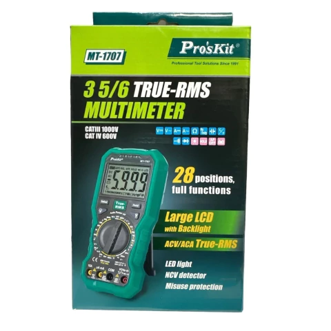 Multimetro Proskit Mt-1707 True-rms Capacitancia Temperatura - comprar online