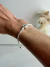 Pulsera Estilo Pandora Corazón Lisa (Acero Blanco) - Iva Joyas