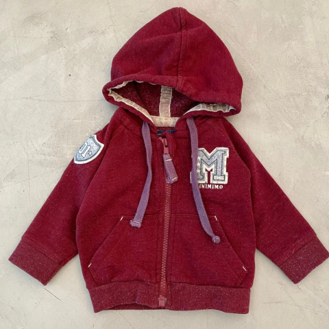 Campera Frisa con Capucha | Minimimo | Talle 0-3M