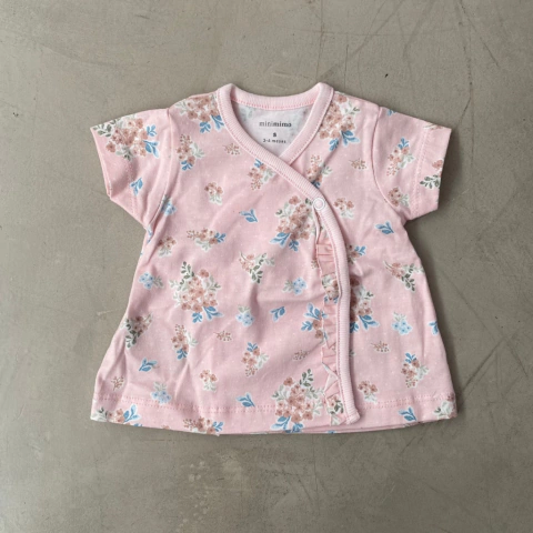 BATITA CRUZADA JERSEY ALGODON NUEVO I MINIMIMO I TALLE 3-6 meses