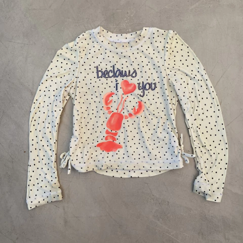 Remera UV Koalakids T2 Crudo | Cangrejo con Glitter - comprar online