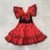 Vestido Flamenco YOREMY T2 Rojo y Negro Original de Barcelona - MINI GARAGE