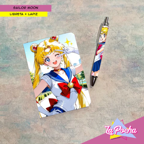 Set libreta de bolsillo + lápiz / SAILOR MOON