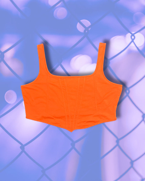 Cropped orange