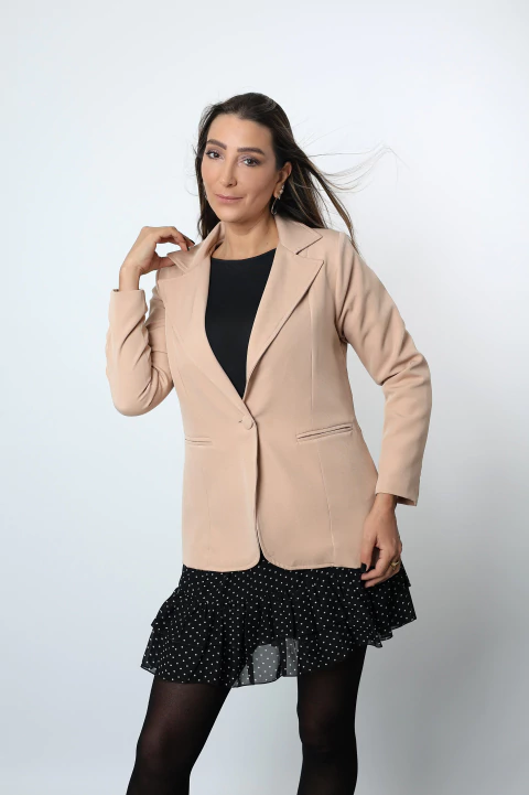 Blazer Alfaiataria Premiun - Bege