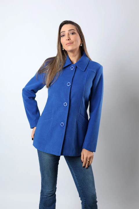 Casaco Itália - Azul Royal