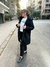 Parka de gabarina con frisa