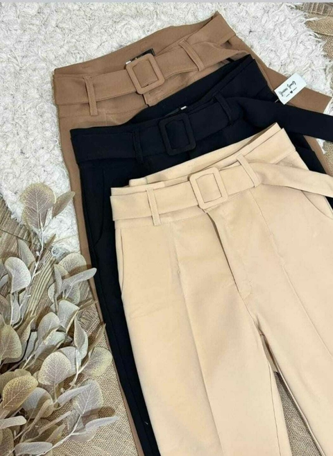 Pantalón Sastrero con cinto - comprar online