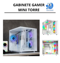 GABINETE GAMER MINI TORRE | BLANCO | BALAM RUSH