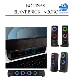 BOCINAS ELANT BRICK | ACTECK | NEGRO