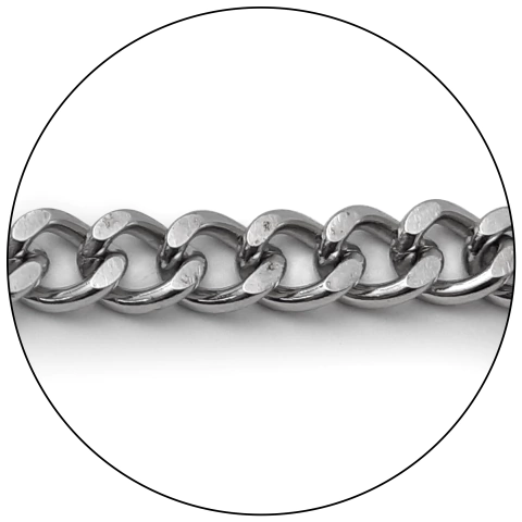 Cadena Acero Grumet Limada Ht045-2.4-Inx