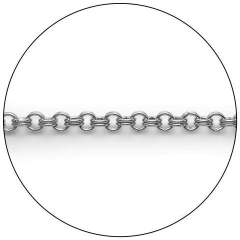 Cadena Acero Rolo Doble Ht160-08-Inx