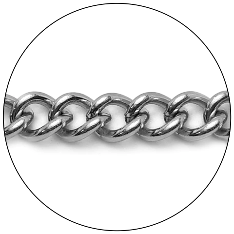 Cadena Acero Grumet Ht221-2.5-Inx