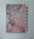 Caderno Disco Prime Iscool Mármore Rosa e Cinza - Papelaria Mô Quiridu