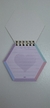 Mini Ficheiro Smart Hexagonal Enjoy 80folhas Reposicionáveis DAC - Papelaria Mô Quiridu