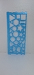 Régua Plástica 20cm Geométrica 1un - Papelaria Mô Quiridu