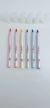 Marca Texto Lumina Brush Perfumada Pastel NewPen C/6un