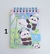 Bloquinho Espiral Pautado Capa Dura Panda 80folhas 1un - comprar online