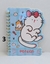 Bloquinho Espiral Pautado Capa Dura Cat 60folhas 1un - Papelaria Mô Quiridu