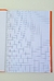 Caderno Brochura Univ Capa Dura Quadriculado 96 folhas Stiff Laranja Jandaia - Papelaria Mô Quiridu
