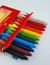 Giz de Cera Jumbo Grosso 12 Cores Faber-Castell - Papelaria Mô Quiridu