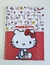 Caderno Espiral Univ Capa Dura 1 matéria 80 folhas Hello Kitty Jandaia
