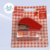 Grampeador Mini Picnic Vermelho + 1000 Grampos Blister 1un Leoarte