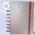 Planner Permanente Disco Iscool Spot Touch Couro Rosa 17X23cm