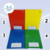 Caderno Brochura 1/4 Capa Dura 96 folhas Stiff Jandaia