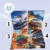 Caderno Brochura 1/4 Capa Dura 80 folhas Fast Race Jandaia