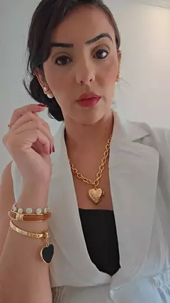 Brinco perola inspiração Di