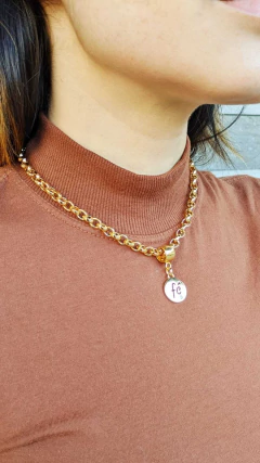 Colar Fé pingentes - comprar online