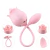 VIBRADOR DE PONTO G E CLITÓRIS - FORMATO DE ROSA - BLOSSOMS - ROSA - S-HANDE - comprar online