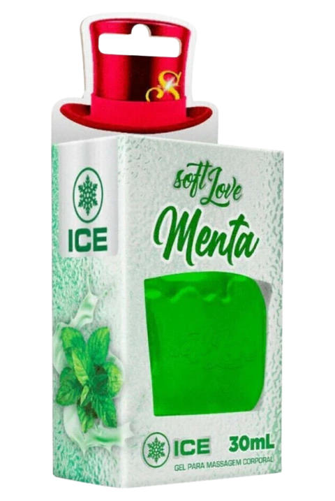 GEL ICE COMESTÍVEL - MENTA - 30 ML - SOFT LOVE