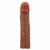 CAPA PENIANA - CHELSEA - MARROM - 22,5 X 4,8 CM - PRETTY LOVE - www.aprimoresexshop.com.br