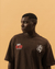 Camiseta Oversized Blunt Linch - Marrom - loja online