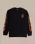 CAMISETA MANGA LONGA FIRE SKULL - PRETO - comprar online