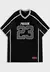 Camiseta Streetwear New York Stripes Prison Preta