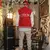 College Ayudarme Vermelho Com Branco - Louredo Store
