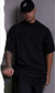 Conjunto Black Bordado Camiseta Over Short Cargo - Louredo Store