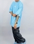 Camiseta Oversized Survivor - Azul Claro - comprar online