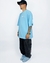 Camiseta Oversized Survivor - Azul Claro na internet