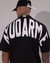 Camiseta Oversized Ayudarme - Preta na internet