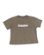 Cropped Compton Refletivo - Bege