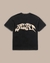 Camiseta Boxy Blunt Type - Preta