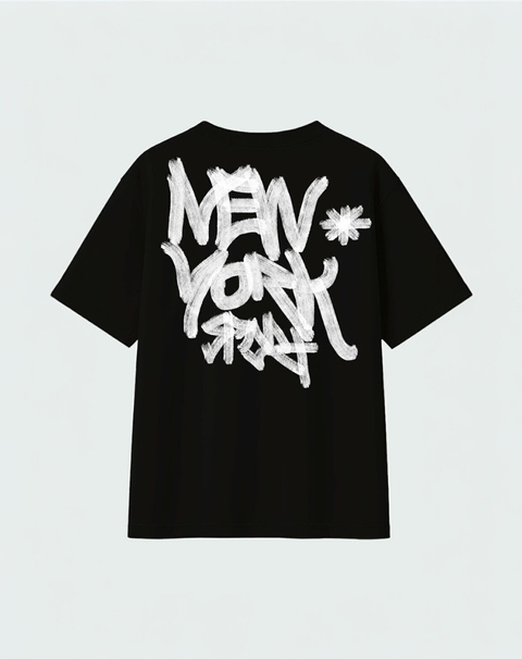 Camiseta Oversized Prison New York