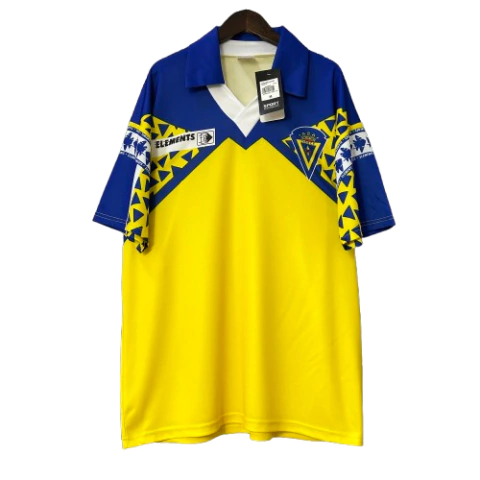 Camisa Retrô Cádiz Home 1991/92 Torcedor Masculina - Amarela e Azul - comprar online