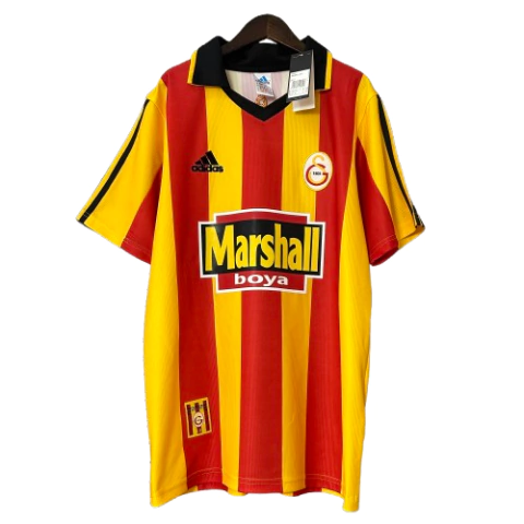 Camisa Retrô Galatasaray I 1999/2000 Torcedor Masculina - Vermelha e Laranja - comprar online