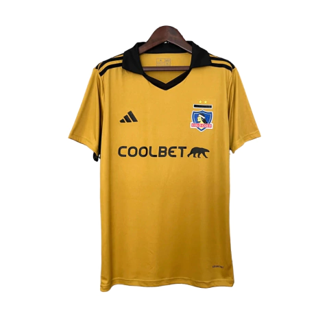 2025-2026-25-26-manto-camisa-camisas-camiseta-mantos-uniforme-uniformes-blusa-blusas-colo-colo-iv-4-quarta-reserva-masculina-torcedor-dourada-preta-gola-v-lisa